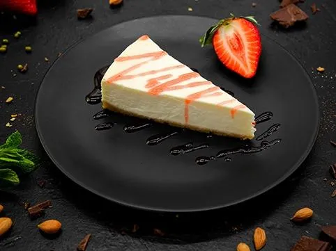 Чизкейк с клубничным топпингом