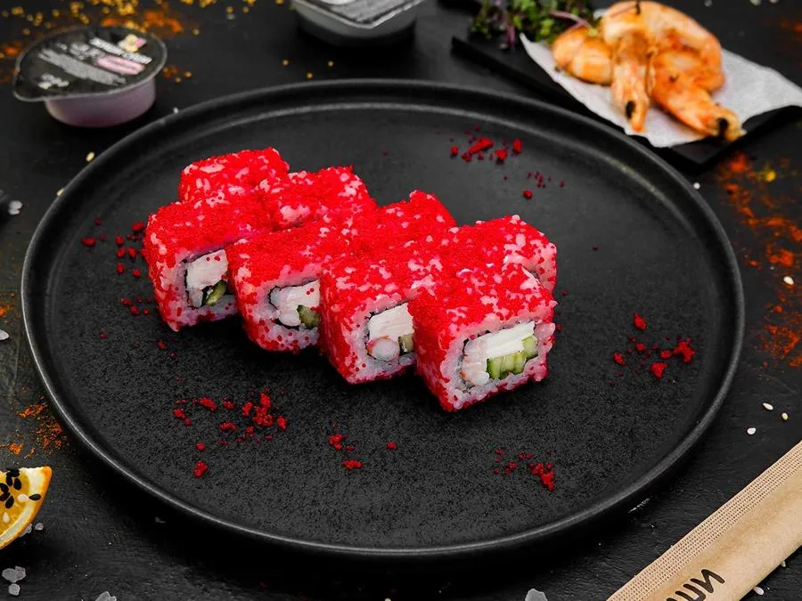 Сет Креветка, угорь и лосось